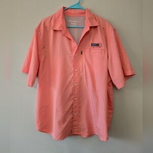 Eddie Bauer Coral Short-Sleeve Button-Up Shirt